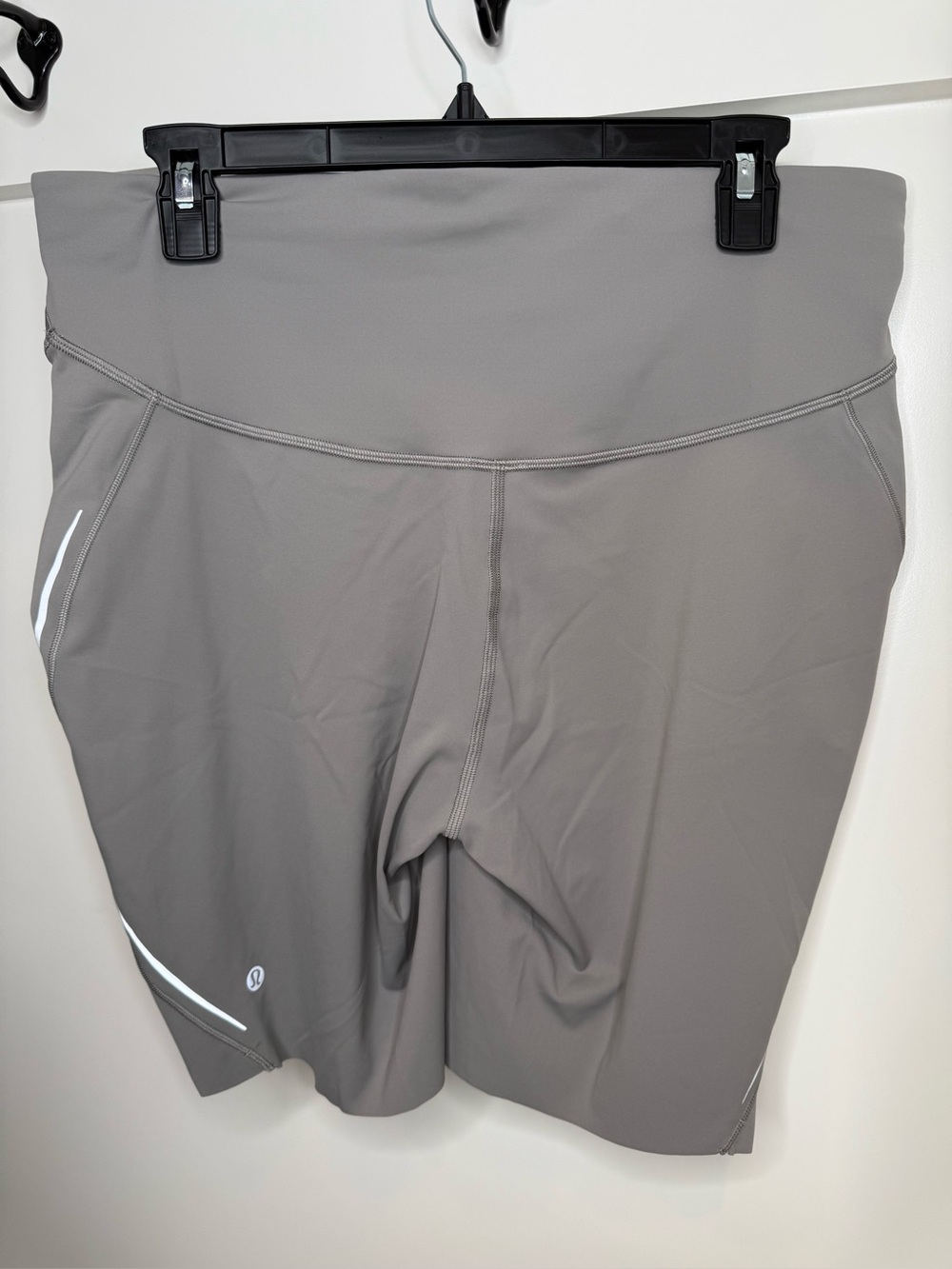 SZ14 NWOT lululemon athletica Gray Women's High-Rise Bike Shorts